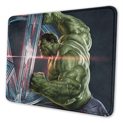 Hulk - Alfombrilla de ratón para ordenador portátil con bordes cosidos para oficina, ideal para juegos, varios tamaños de 7,9 x 9,5 pulgadas