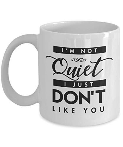 I 'm Not Quiet I Just-Don' t Like You - Taza Mean Girls, 11 oz - Regalos únicos