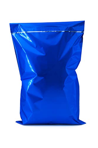 Italpak - Sobres Soft con solapa adhesiva azul, 50 unidades, 35 x 47 + 4 cm