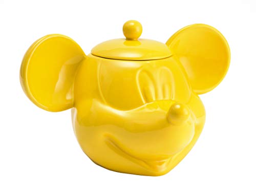 Joy Toy 62129 Mickey Mouse 3d Bote para galletas (25 X 17 X 20 CM, Amarillo