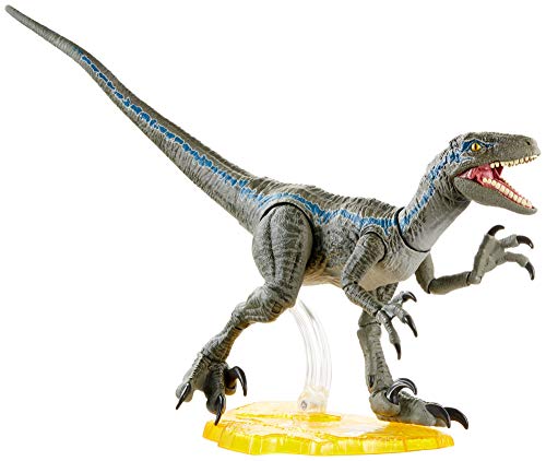 Jurassic World Amber Collection Figura Dinosaurio Velociraptor Blue (Mattel GJN93)