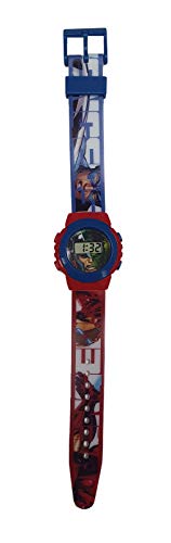 Kids Licensing |Reloj Digital para Niños | Reloj Avengers |Diseño Personajes Disney |Reloj Infantil Resistente | Reloj de Pulsera Ajustable| Bisel Reforzado | Reloj de Aprendizaje | Licencia Oficial