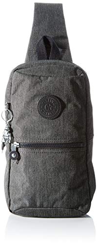 Kipling SATIL, Backpacks Unisex Adulto, Black Peppery, 8.5x20x30 cm