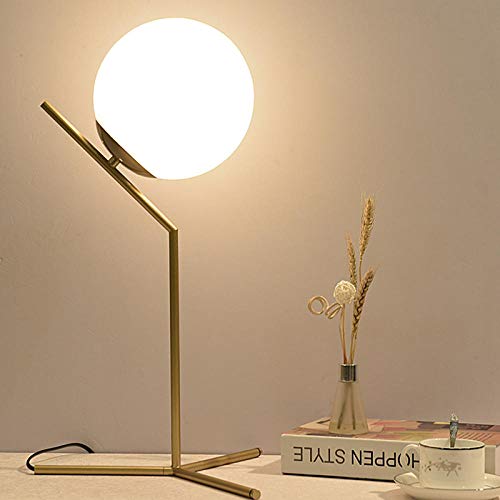 Lámpara de mesa esférica de oro Estilo simple Salón Dormitorio Mesita de noche Lámpara de mesa Artículos para el hogar Lámpara de mesa clásica con pantalla de tela Lámpara de mesa esférica de oro Estilo simple Salón Dormitorio Mesita de noche Lámpara de mesa Artículos para el hogar Lámpara de mesa clásica con pantalla de tela