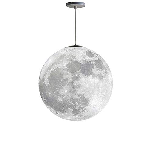 Lámpara de techo 3D Moon Chandelier con bombillas LED de araña para la oficina del dormitorio de los niños