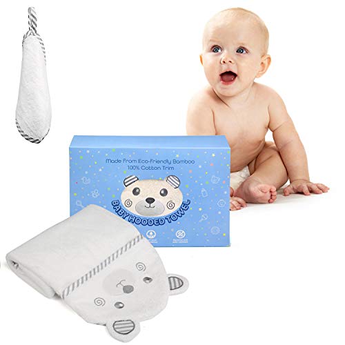 LEADSTAR Toalla Bebé con Capucha, Capa de Baño Infantil, 90 x 90 cm Toalla de Baño para Bebé, Ultra Suave Hipoalergénica de Bambú Orgánico Super Absorbente para Recién Nacido Nacimiento LEADSTAR Toalla Bebé con Capucha, Capa de Baño Infantil, 90 x 90 cm Toalla de Baño para Bebé, Ultra Suave Hipoalergénica de Bambú Orgánico Super Absorbente para Recién Nacido Nacimiento