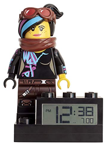 LEGO Movie 2 9003974 Wyldstyle - Reloj Despertador con iluminación para niños