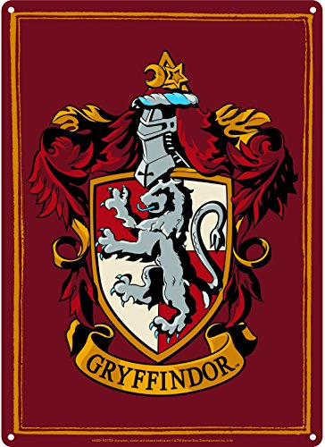 Letrero de lata pequeño – Harry Potter (Gryffindor)