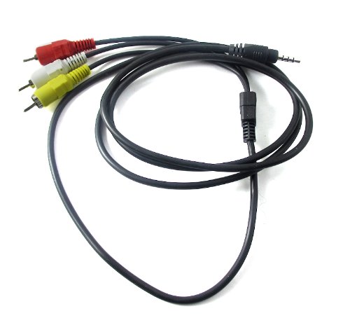 Linq YP-003 - Cable de audio y vídeo AV RCA macho, jack de 35 mm, longitud de 1,5 metros
