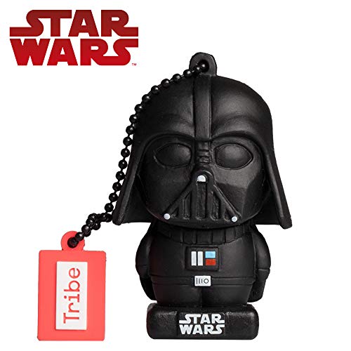 Llave USB 16 GB Darth Vader TLJ - Memoria Flash Drive 2.0 Original Star Wars, Tribe FD030509