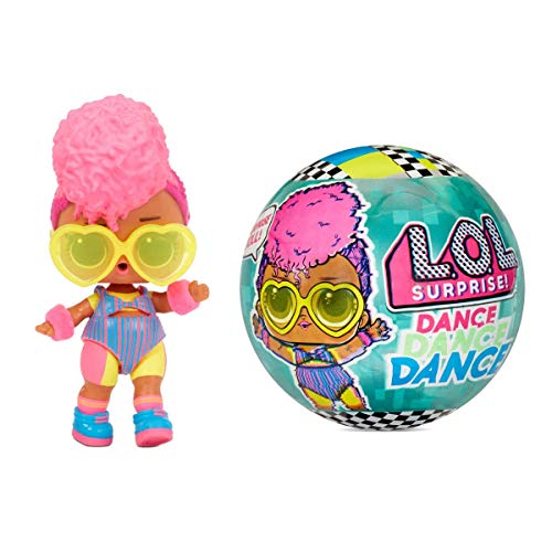 LOL Surprise Dolls Dance Dance Dance 8 Sorpresas, Ropa de Marca y Accesorios de Moda - Incluye Pista de Baile Giratoria y Tarjeta de Baile, Muñecas Coleccionables para Niñas a Partir de 3 Años