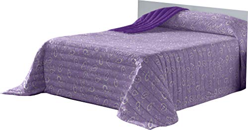 Lucena Cantos - Colcha Todo Uso Arya, Fibra 120 gr, (Malva, 280 x 270) Lucena Cantos - Colcha Todo Uso Arya, Fibra 120 gr, (Malva, 280 x 270)
