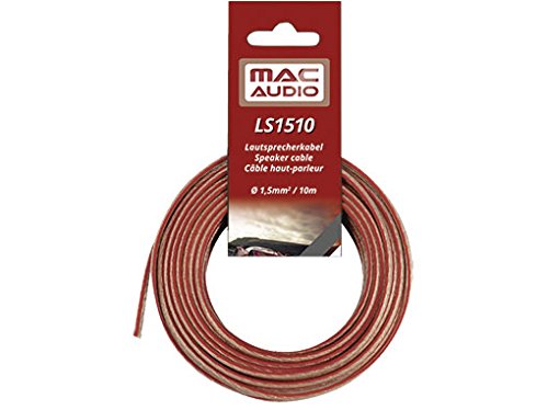 Mac Audio LS 1510 Cable de Altavoz 1,5 mm2. Longitud de 10 Metros.
