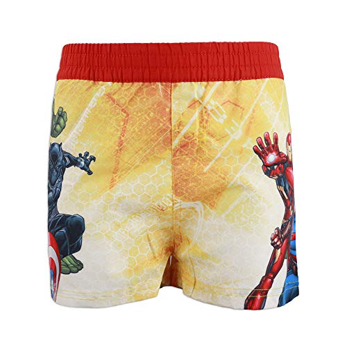 Marvel Avengers – Bañador pantalón Boxer playa piscina – niño – Producto original con licencia oficial rojo 8 años