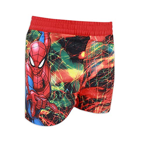Marvel Avengers Spiderman – Bañador bóxer playa piscina – niño – Producto original con licencia oficial 1716 Rosso 3 años