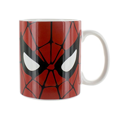 Marvel Comics Spiderman Taza, Cerámica, Multi, 8 x 12 x 9 cm