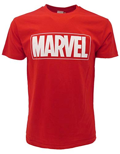 Marvel Original camiseta roja producto oficial logotipo camiseta camiseta cómics (XL) Marvel Original camiseta roja producto oficial logotipo camiseta camiseta cómics (XL)