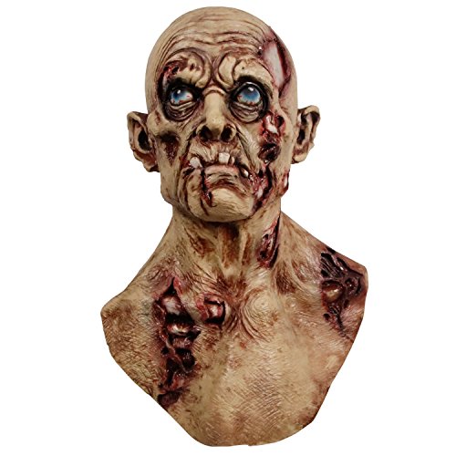 Máscara de Zombie con Muchas Cicatrices en la Cara, Máscara Completa de Walking Dead, Máscara de Monstruo Malvado residente, Máscara de látex de Goma para Fiesta de Disfraces de Terror para Halloween Máscara de Zombie con Muchas Cicatrices en la Cara, Máscara Completa de Walking Dead, Máscara de Monstruo Malvado residente, Máscara de látex de Goma para Fiesta de Disfraces de Terror para Halloween