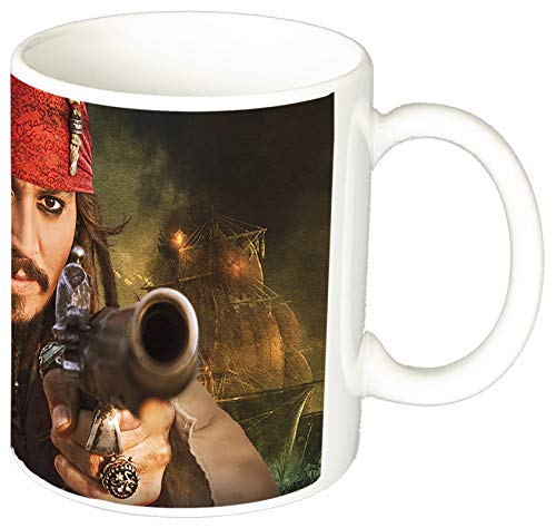 MasTazas Piratas del Caribe Pirates of The Caribbean Jack Sparrow B Taza Ceramica