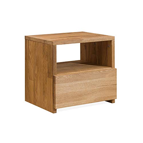 Mesa Auxiliar Denmark 1 con 1 Cajon, Mesilla de Madera Maciza Roble, Mesita de Noche Moderna para Salon o Cama, Estilo Nordico Diseno Original 40 x 33 x 37 cm. Mesa Auxiliar Denmark 1 con 1 Cajon, Mesilla de Madera Maciza Roble, Mesita de Noche Moderna para Salon o Cama, Estilo Nordico Diseno Original 40 x 33 x 37 cm.