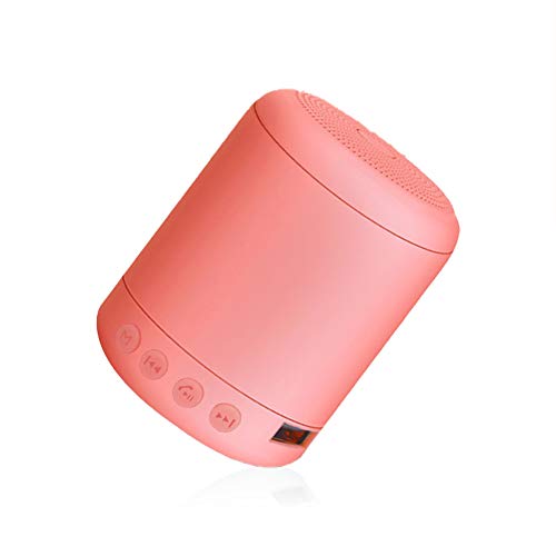 Mini Bluetooth Speaker 5.0, Portable Wireless Speakers with Deep Bass and Stereo Sound, 5H Playtime, Support TF Card/AUX, Speaker Mini for Home Party Travel(Pink) Mini Bluetooth Speaker 5.0, Portable Wireless Speakers with Deep Bass and Stereo Sound, 5H Playtime, Support TF Card/AUX, Speaker Mini for Home Party Travel(Pink)