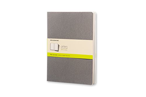 Moleskine Cahier - Set de 3 cuadernos lisos extragrandes, color marrón kraft