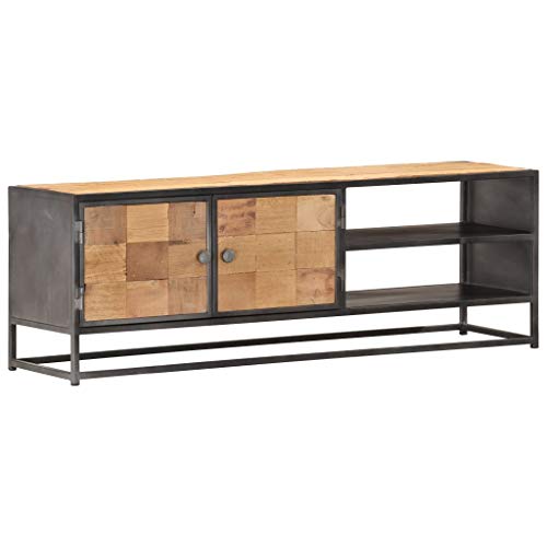 Mueble para la TV de Madera Maciza reciclada 120x30x40 cm