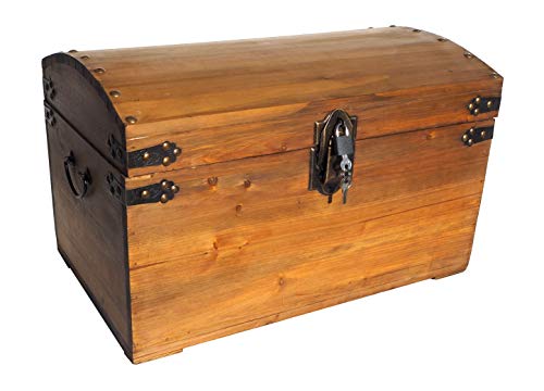 MYBOXES Cofre del tesoro pirata, caja de regalo, tamaño 48 x 30 x 30 cm