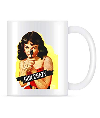 N\A Gun Crazy Classic Sexy Girl - Taza de café para hombre y mujer