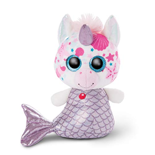 NICI 46826 Original – Glubschis Sirena Unicornio Pearlie de 15 cm I Juguete Suave para niños Desde 0 Meses y Adultos I Animal de Peluche con Grandes Ojos Brillantes, Multicolor