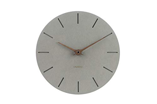 ONZENO® Reloj de Pared de diseño 'The Abstract.' sin Ruido