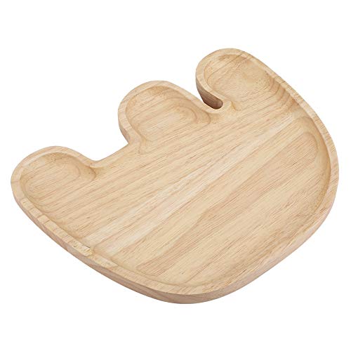 Oumefar Plato de Cena Exquisito Plato de Madera Natural amigable con E-Co Niño para bocadillos para Cantina(Style 3) Oumefar Plato de Cena Exquisito Plato de Madera Natural amigable con E-Co Niño para bocadillos para Cantina(Style 3)