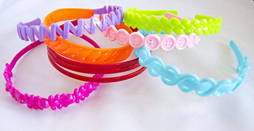 Pack de 6 diademas infantiles de colores y modelos surtidos. Envío GRATIS 72h