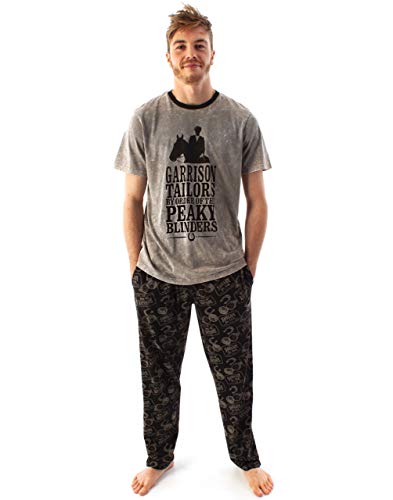 Peaky Blinders Pijamas Hombre Tommy Shelby Family T-Shirt & Lounge Pants PJ Set Peaky Blinders Pijamas Hombre Tommy Shelby Family T-Shirt & Lounge Pants PJ Set