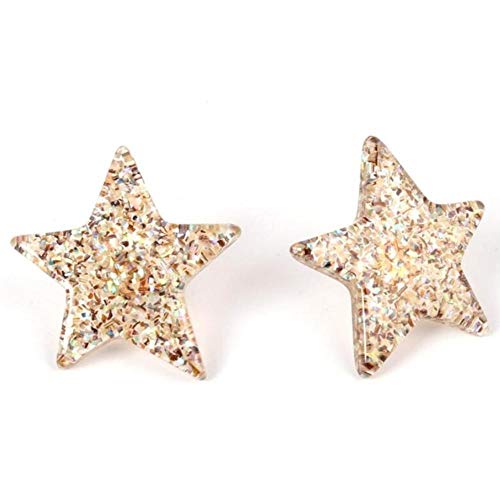 Pendientes de estrella con purpurina Twink Stars Resinn Pendientes Jewelry para mujer A