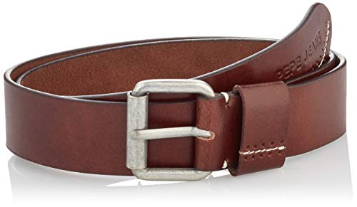 Pepe Jeans Victor Belt Cinturón, Marrón (898), 90 para Hombre