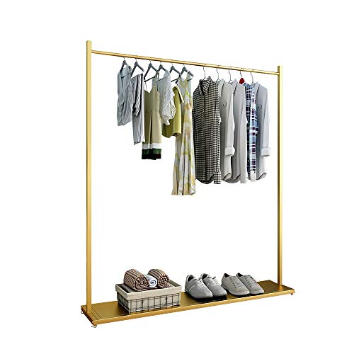 Perchero JIE Ropa De Estilo Nórdico Entrada De Pie Ropa, Gorro, Bolso, 4 Tamaños, Negro/Dorado, Carga 260 LB (Color : Gold, Size : 100×30×157cm) Perchero JIE Ropa De Estilo Nórdico Entrada De Pie Ropa, Gorro, Bolso, 4 Tamaños, Negro/Dorado, Carga 260 LB (Color : Gold, Size : 100×30×157cm)