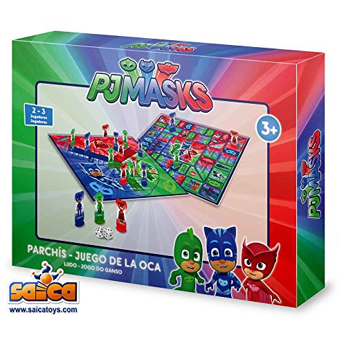 PJ Masks Juego de Mesa Parchís y Oca (Amijoc 2968)