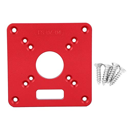 Placa de inserción, mesa de corte universal que ahorra trabajo Placa de inserción, aleación de aluminio para alinear la fresadora con el centro del orificio de perforación Placa de inserción, mesa de corte universal que ahorra trabajo Placa de inserción, aleación de aluminio para alinear la fresadora con el centro del orificio de perforación