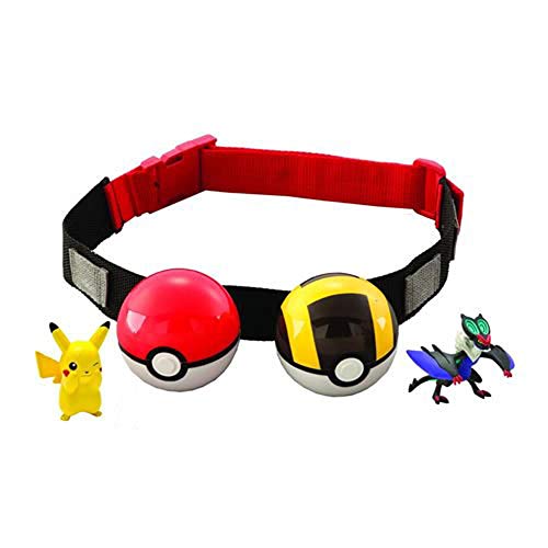 Pokémon T18206B- Clip 'n' llevar Poke bola cruz cinturón (surtido, modelos aleatorios)