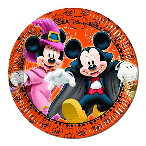 Procos Mickey Mouse Platos, Color Naranja/Negro (Ciao SRL 82354)
