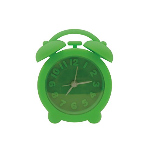Pusher Soft Clock Reloj Despertador, Silicona, Multicolor, 6x3x8 cm