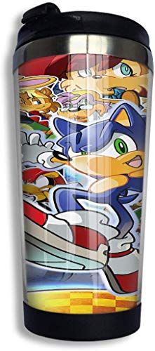 Qurbet Botella de agua, Sonic Coffee Cups Stainless Steel Water Bottle Cup Travel Mug Coffee Tumbler with Spill Proof Lid Qurbet Botella de agua, Sonic Coffee Cups Stainless Steel Water Bottle Cup Travel Mug Coffee Tumbler with Spill Proof Lid