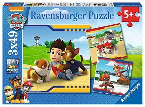 Ravensburger - Puzzle 3 x 49, Paw Patrol C (09369)