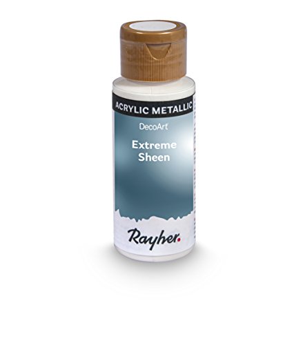 Rayher Hobby 35014566 Extreme Sheen - Pintura metálica (59 ml, fórmula patentada), color gris azulado