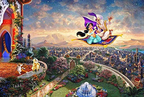 Rompecabezas 1000 piezas de niños adultos Aladdin Studio diversión niños juguetes educativos regalos