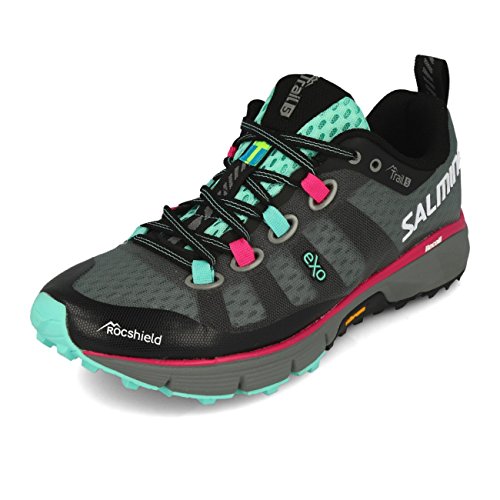 Salming Women Trail 5 Trail Running Shoe Running Shoes Grey - Pink 7,5