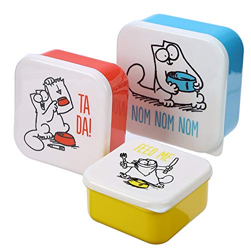 Set of 3 Lunch Boxes - Simon's Cat