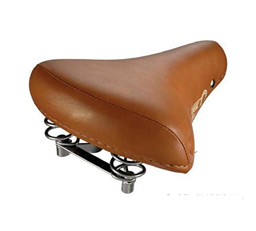 Sillin de Bicicleta PASEO CITY Suspension Muelles Eco PIEL MARRON claro 3870Mcl Sillin de Bicicleta PASEO CITY Suspension Muelles Eco PIEL MARRON claro 3870Mcl