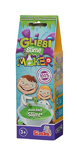 Simba Toys Surtidos Glibbi Maker, sobre para Crear tu Propio Slime Sólo Añadiendo Agua, 50 g, 3 Colores Disponibles, Recibirás un Modelo de Forma Aleatoria (5953314)